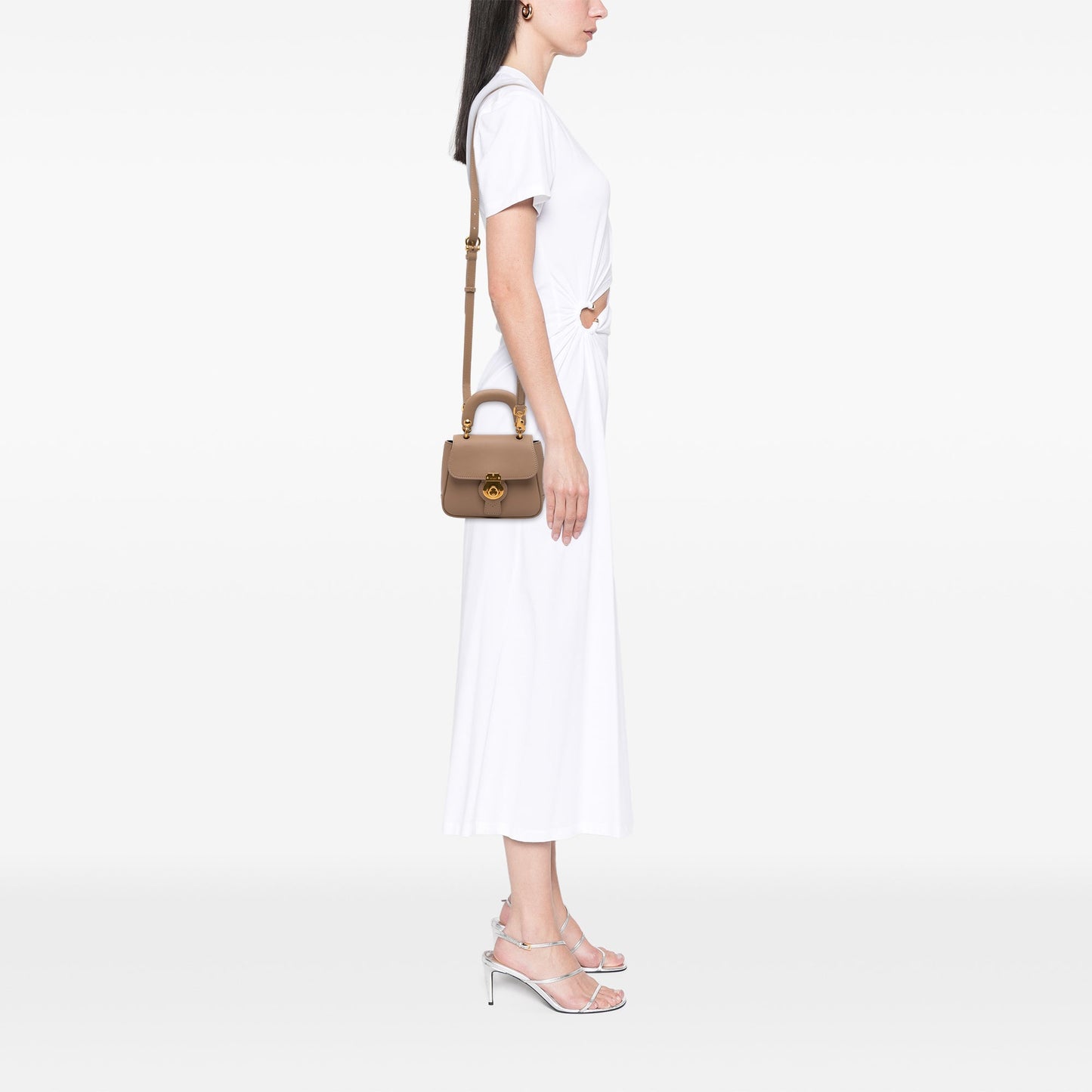 Burberry Mini Trench Calfskin DK88 Top Handle Bag