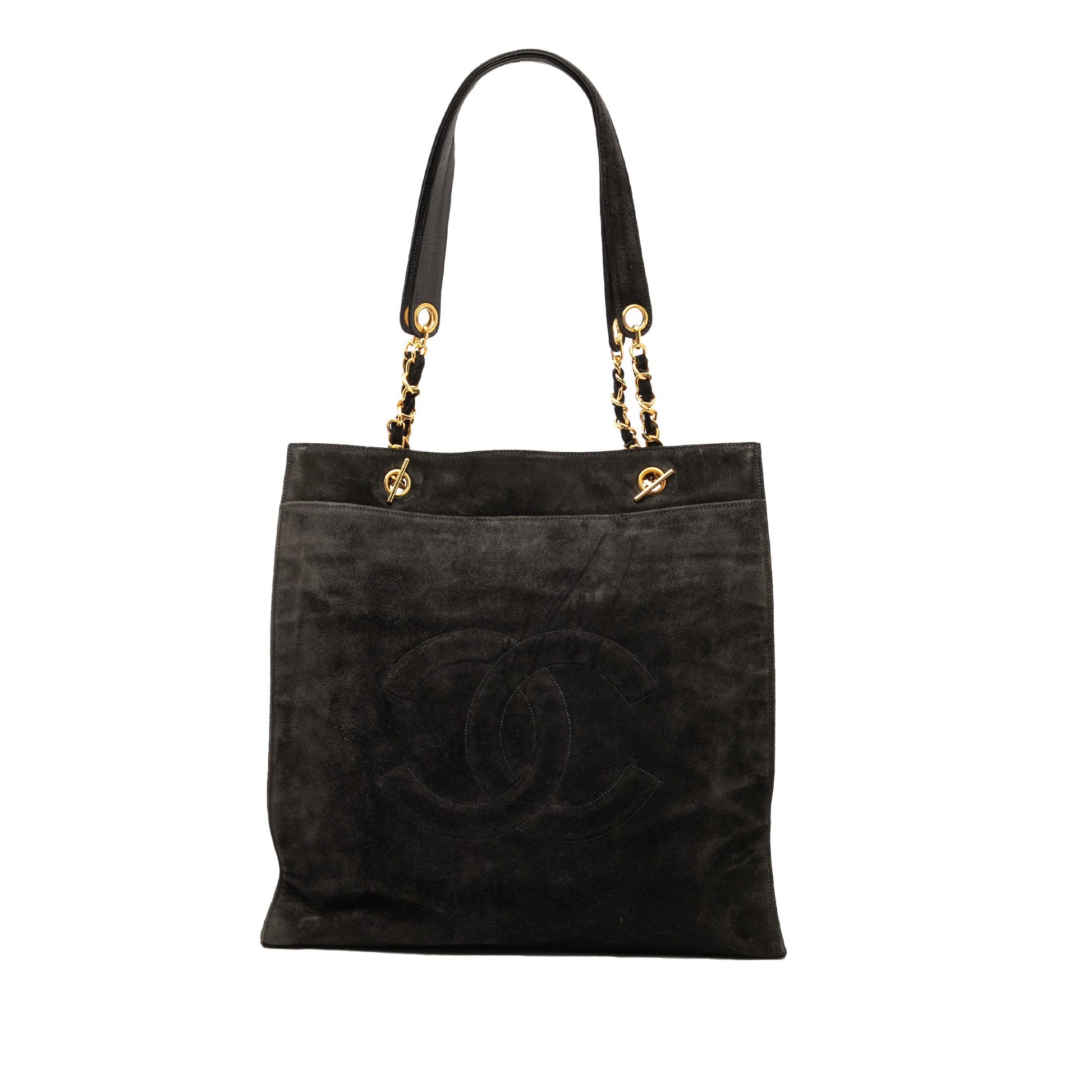 Chanel CC Suede Tote