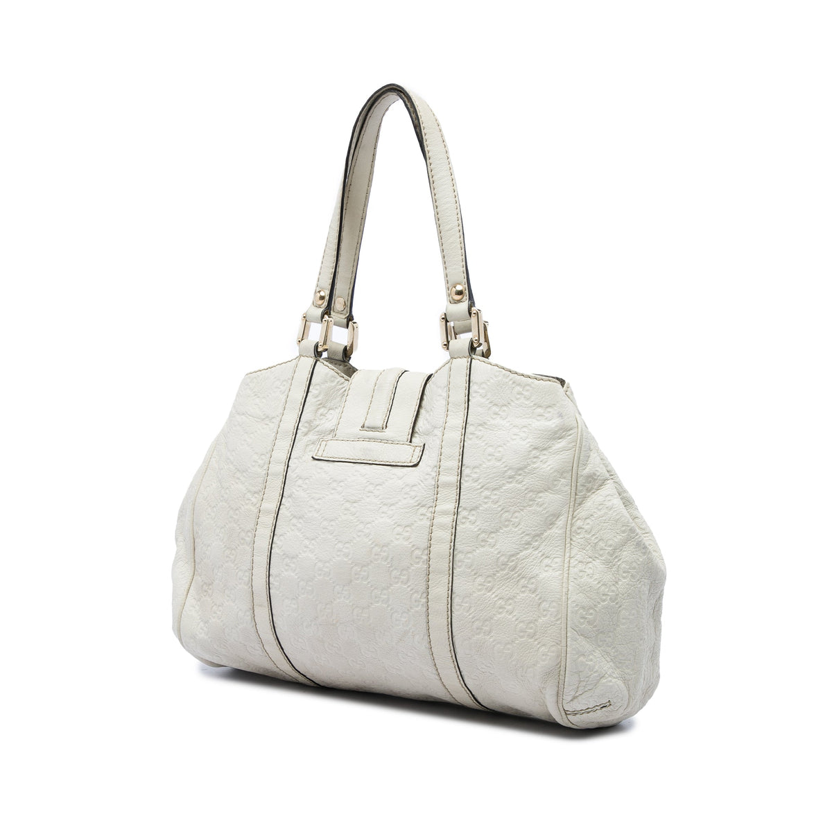 Gucci Guccissima New Ladies Tote — White