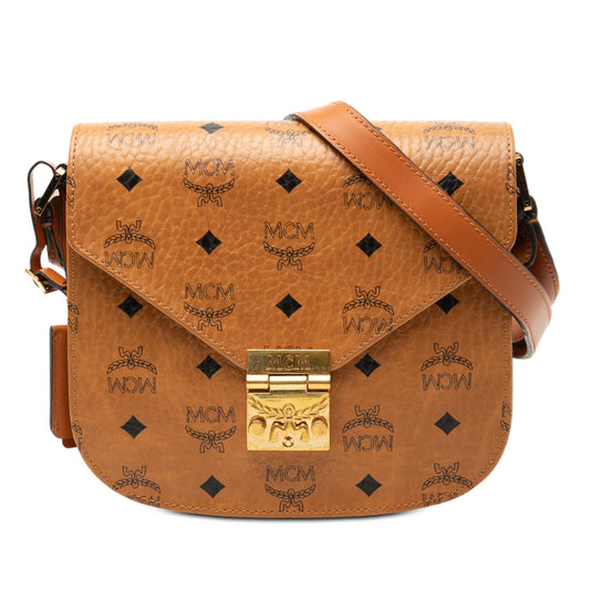 MCM Small Visetos Coated Canvas Patricia Crossbody