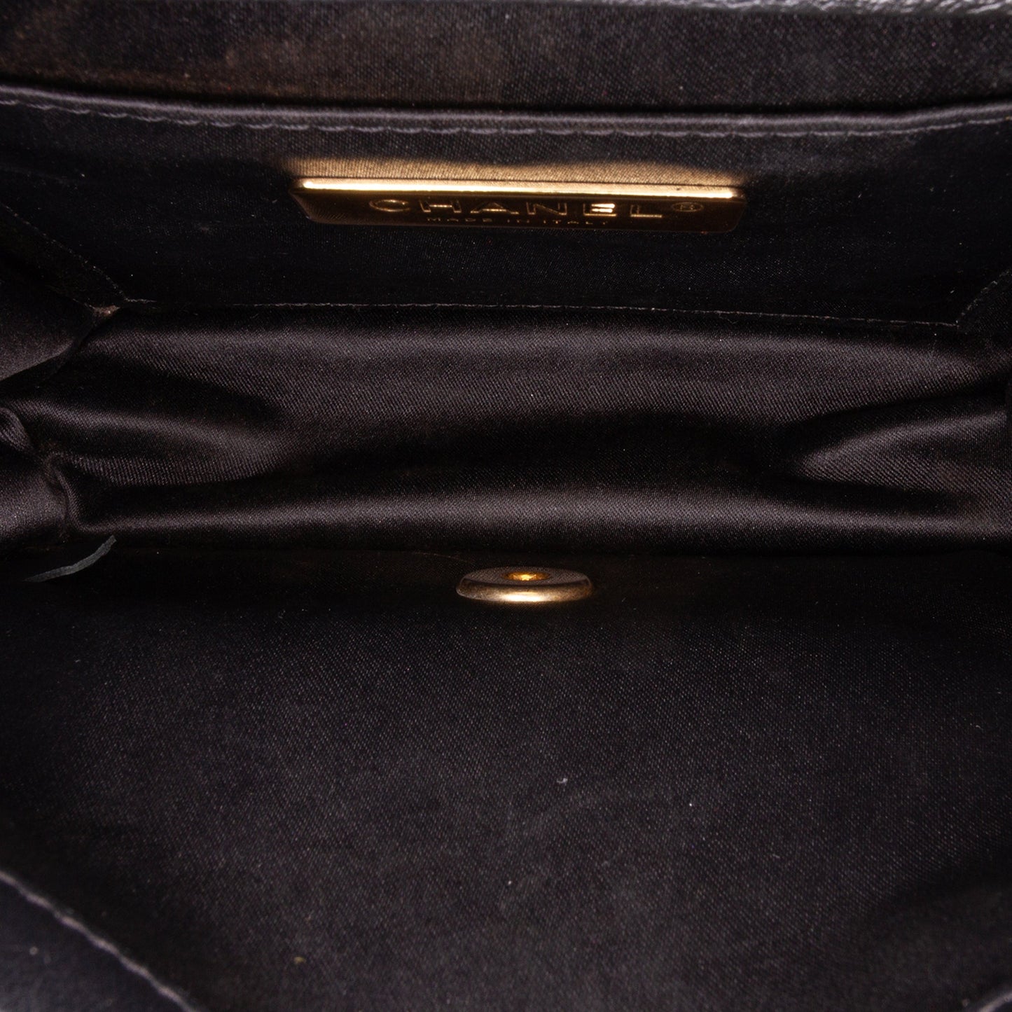 Chanel Mini Square Calfskin Coco Embossed Flap