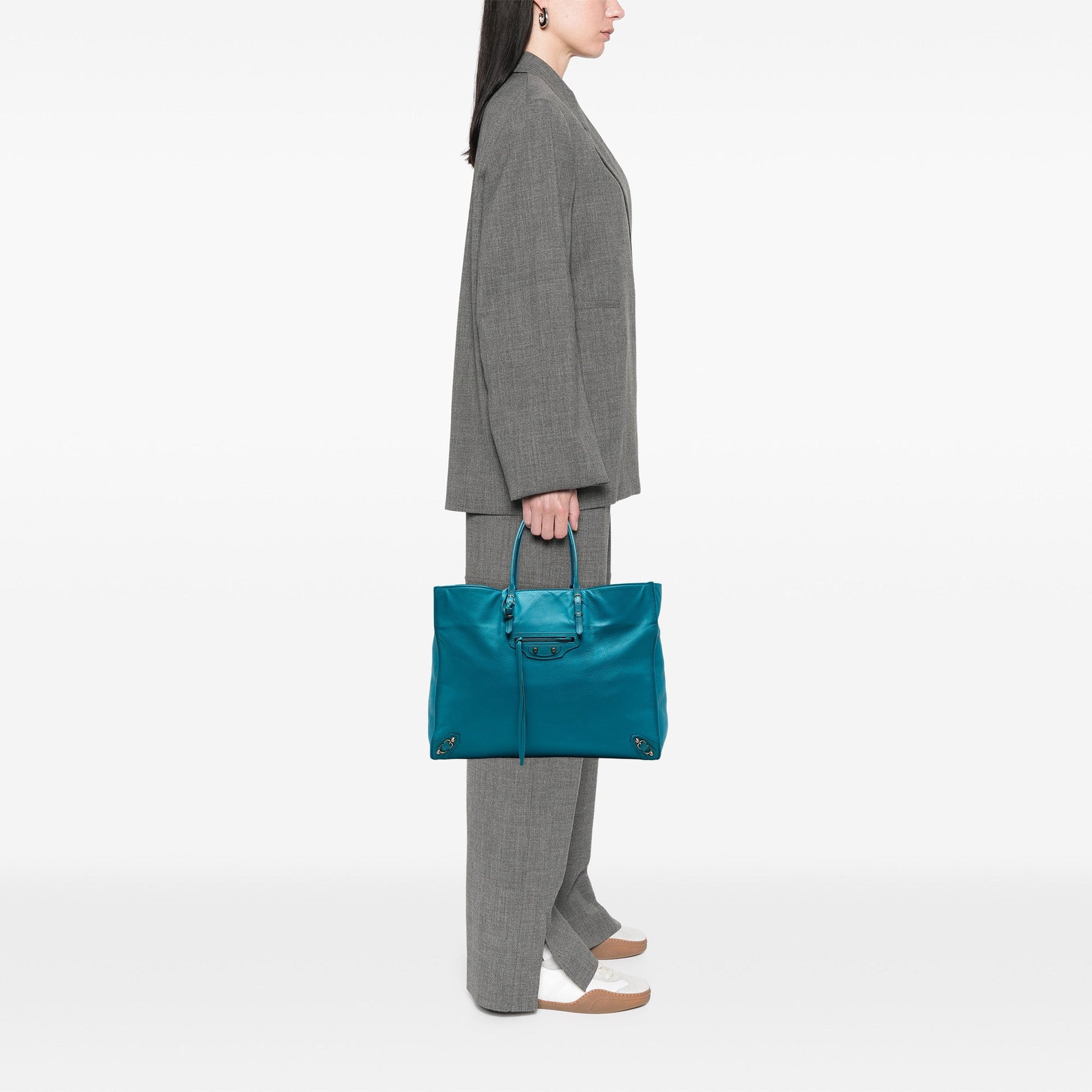 Balenciaga Leather Papier A4 Tote