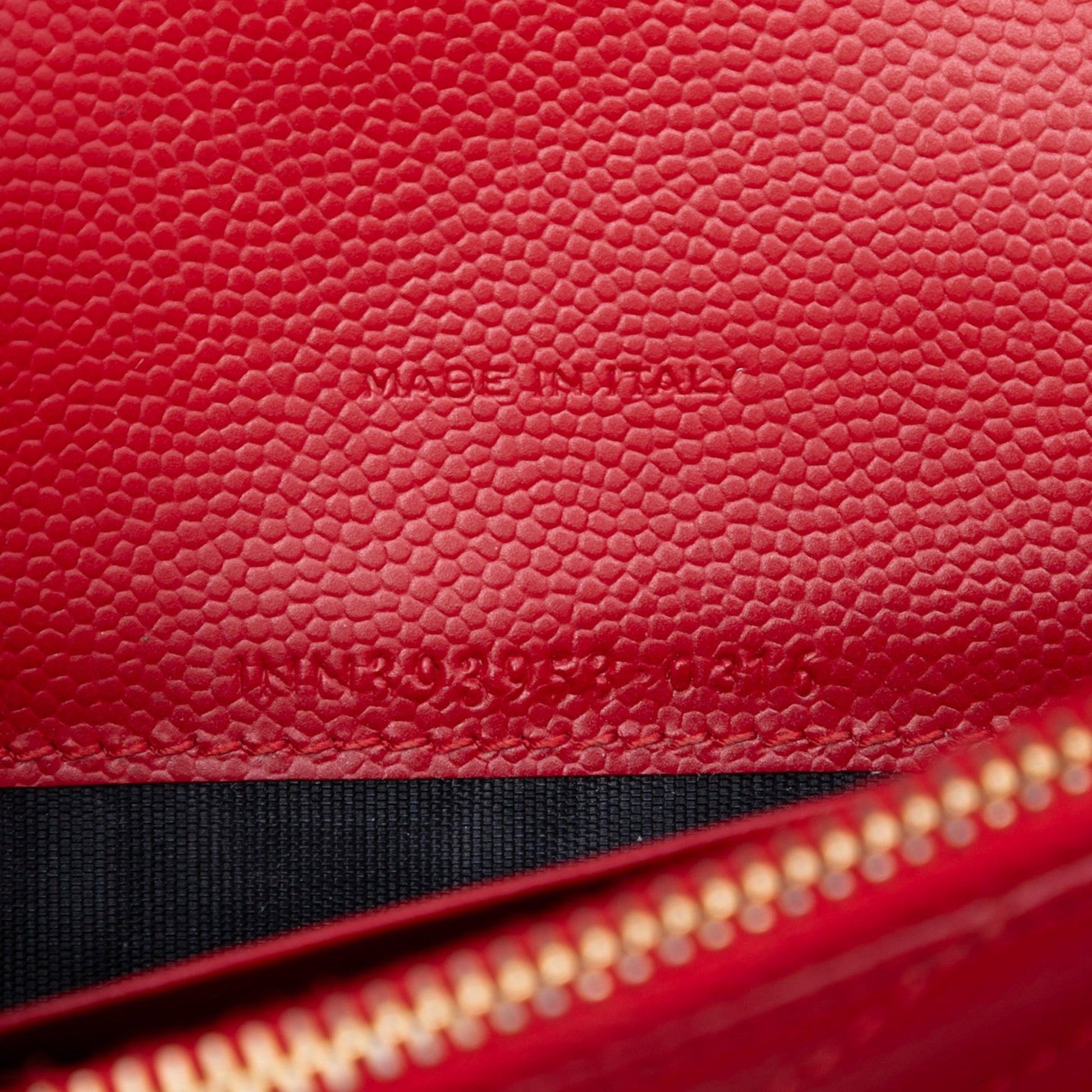 Saint Laurent Grain De Poudre Cassandre Envelope Chain Wallet