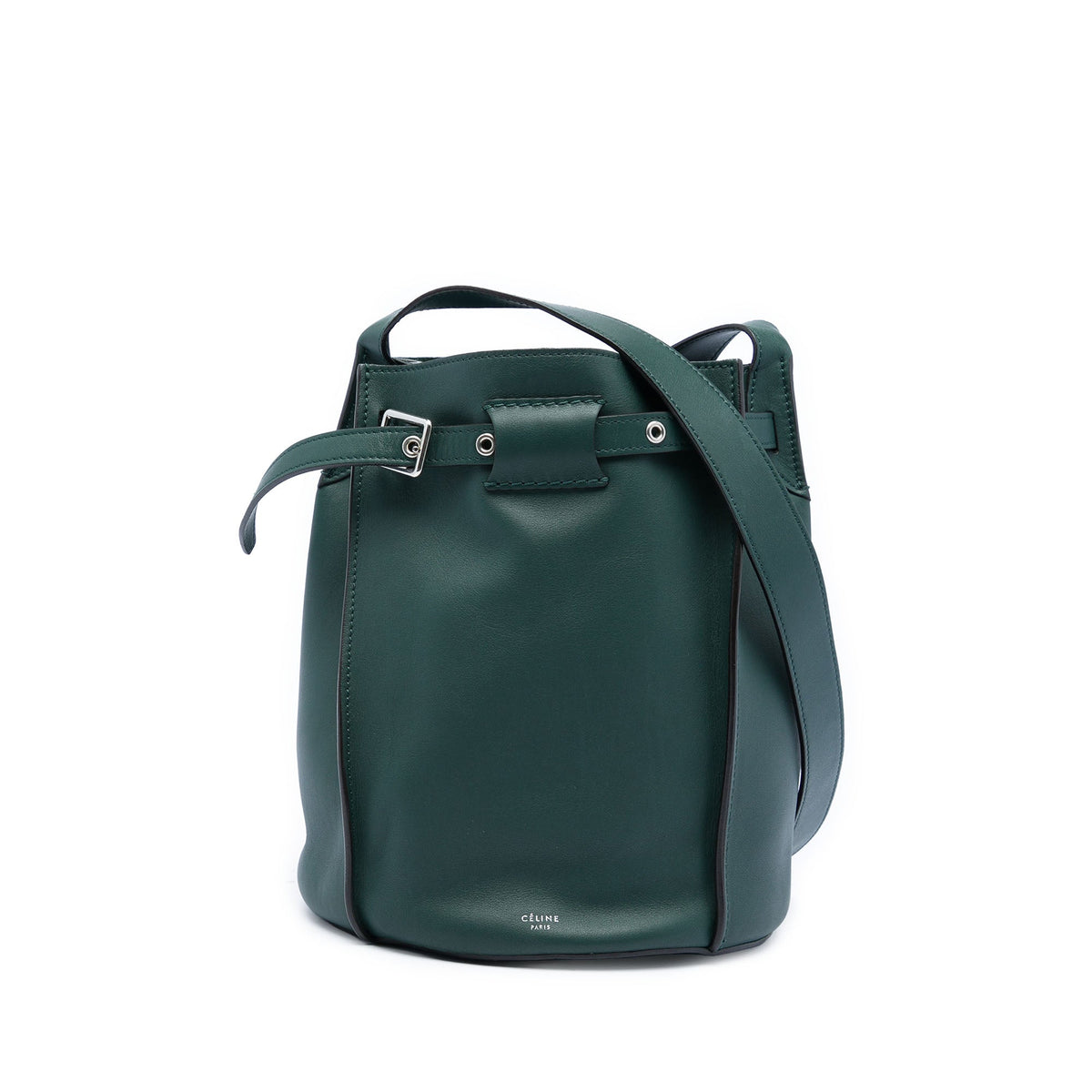 Celine Leather Big Bag Bucket Crossbody