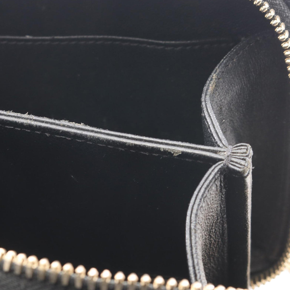 Chanel Small Caviar CC Filigree Vanity Case — Black