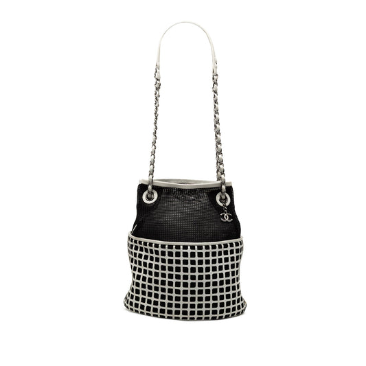 Chanel CC Mesh and Calfskin Bucket Bag