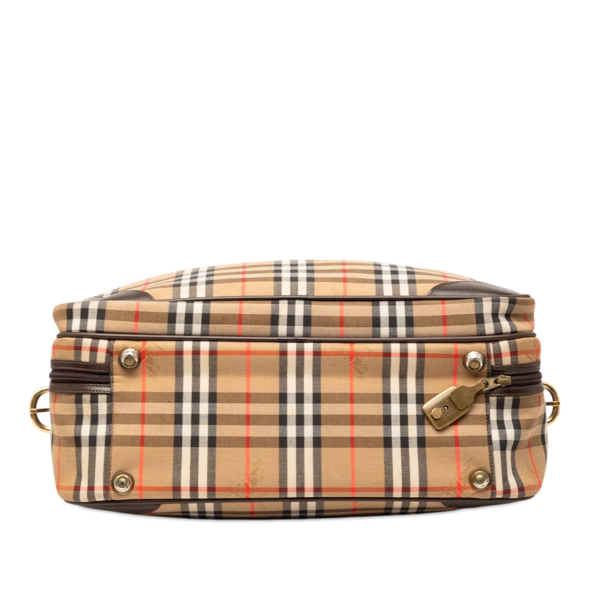 Burberry Haymarket Check Canvas Briefcase