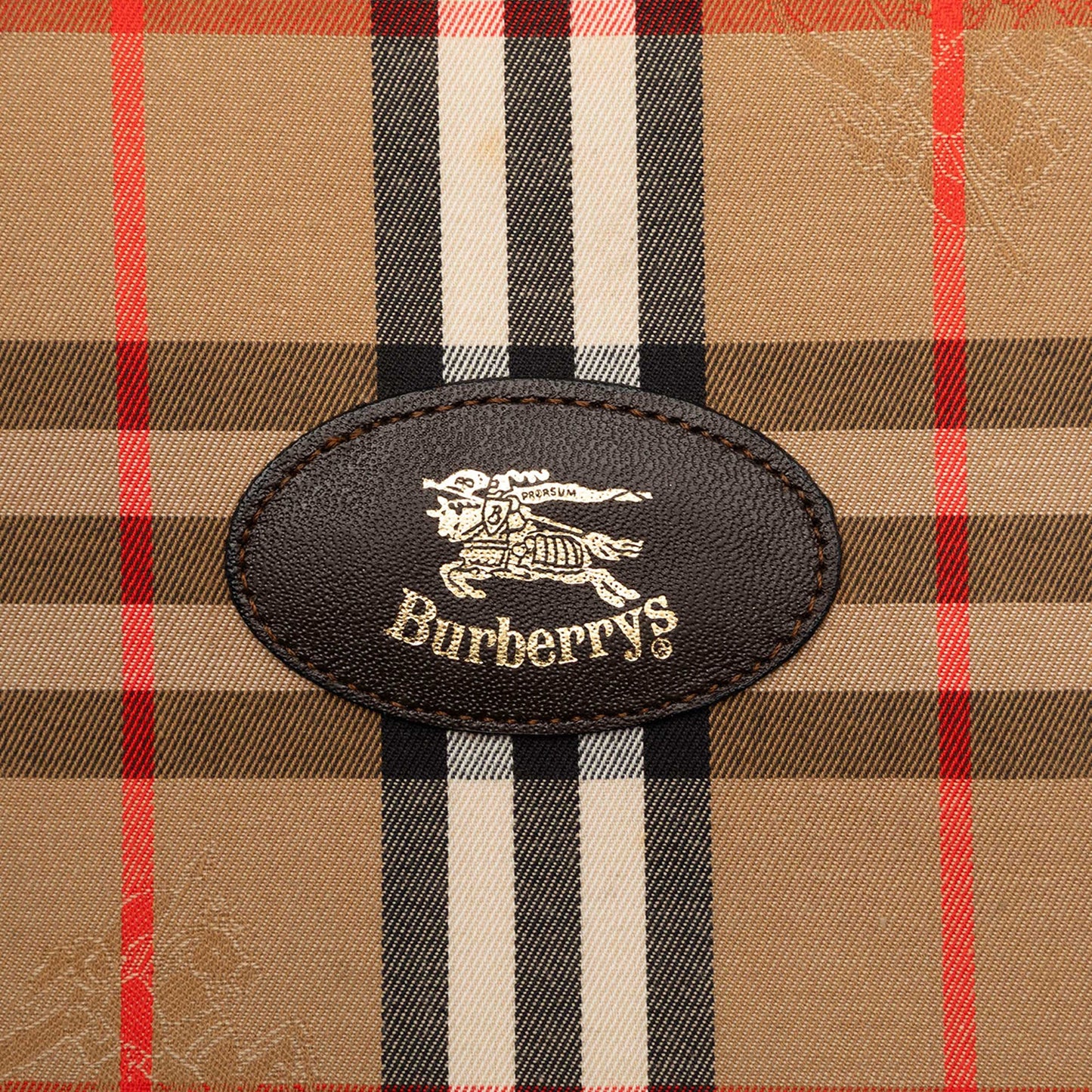 Burberry Haymarket Check Canvas Briefcase