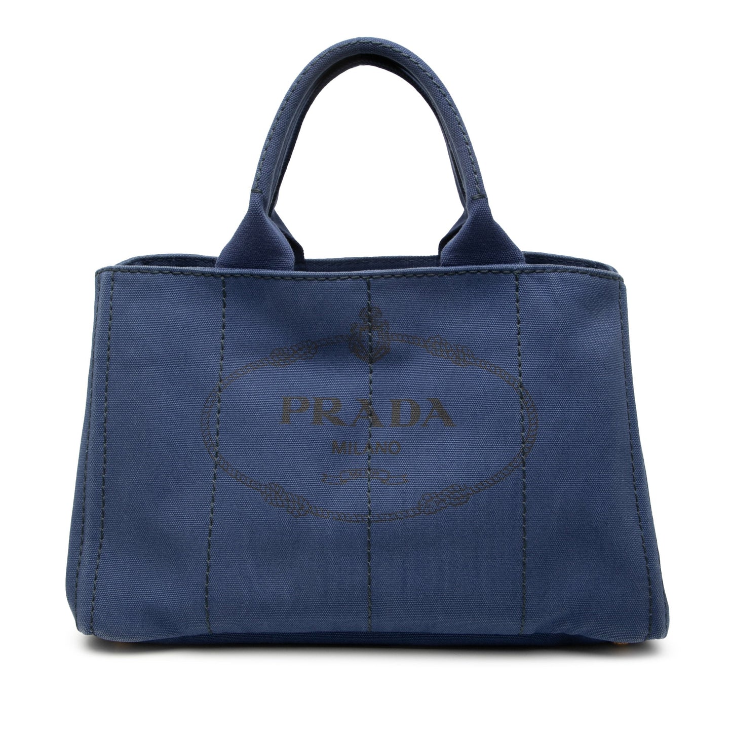 Prada Canvas Canapa Logo Tote