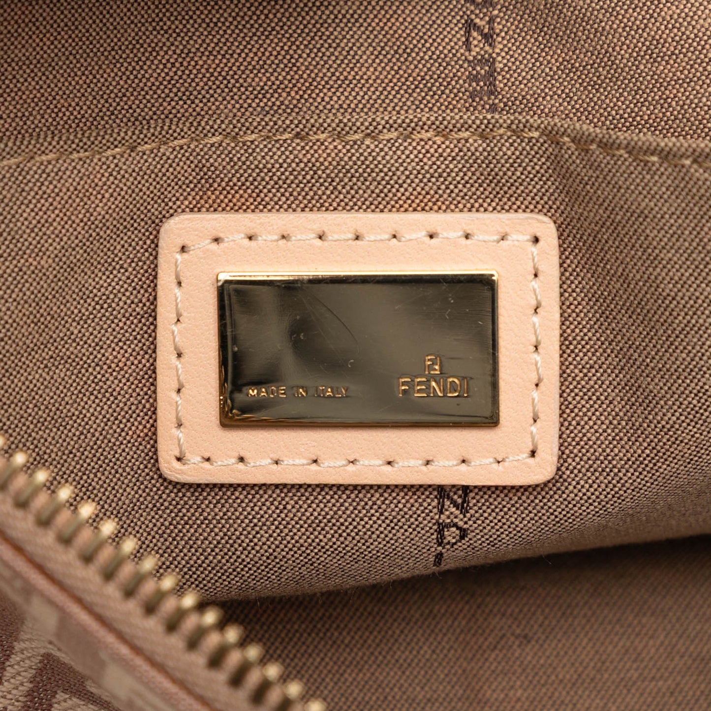 Fendi Zucchino Canvas Hobo