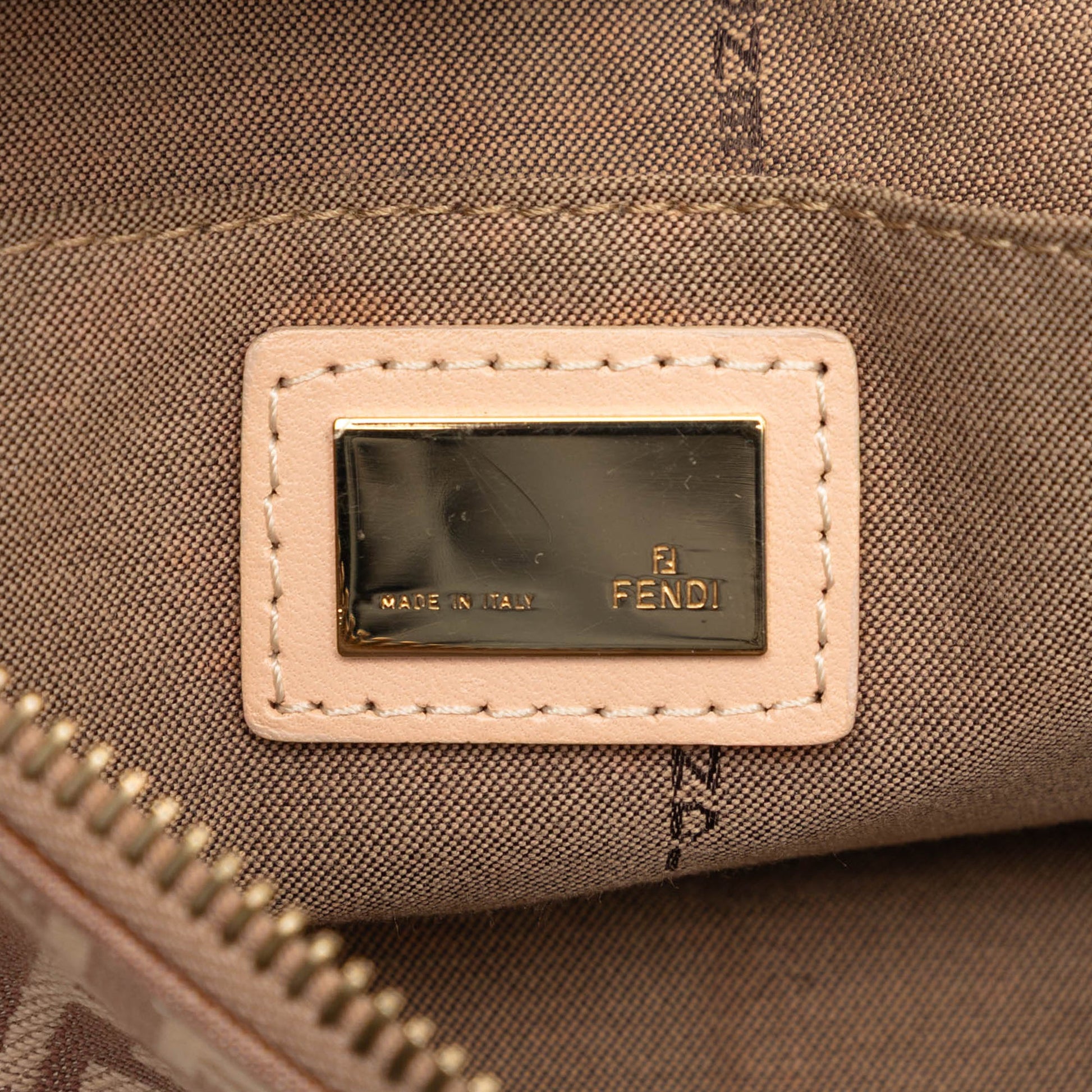Fendi Zucchino Canvas Hobo