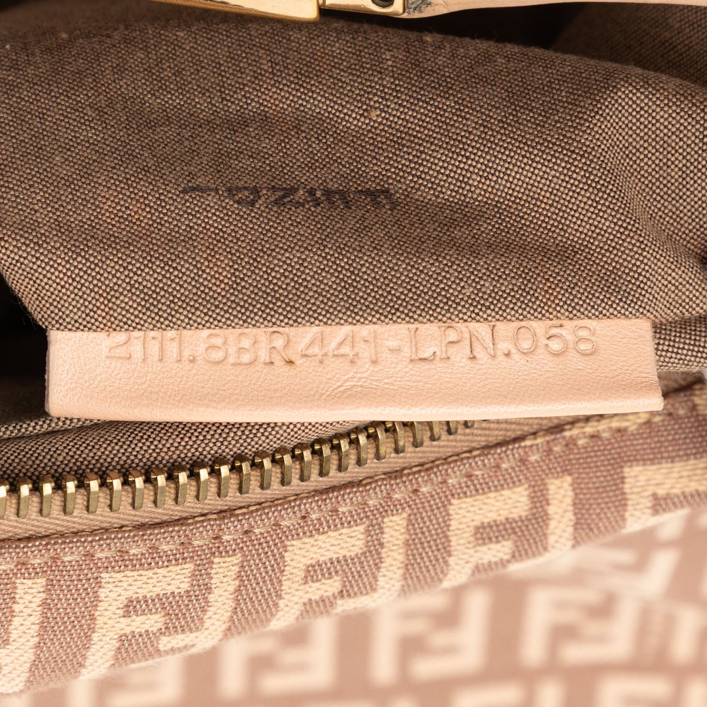 Fendi Zucchino Canvas Hobo