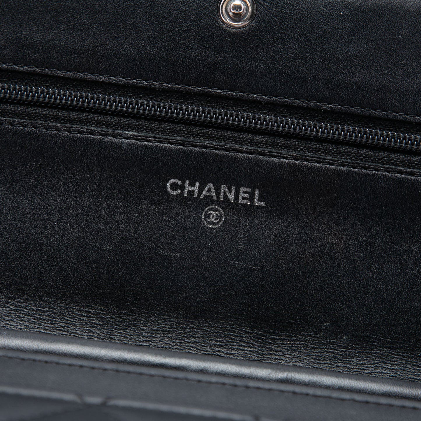 Chanel Quilted Lambskin Cambon Ligne Wallet On Chain