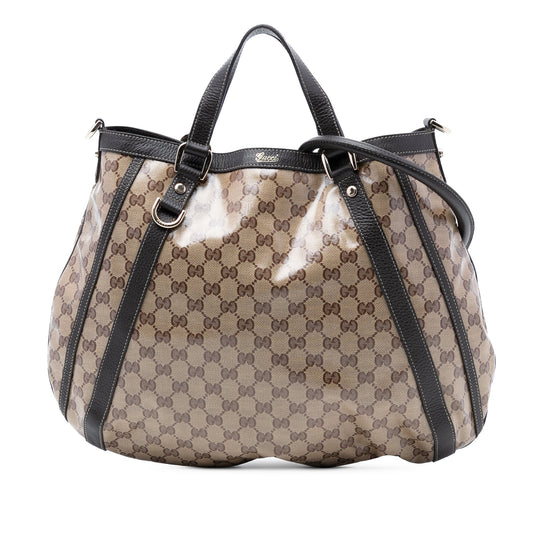 GG Crystal Abbey D Ring Convertible Tote