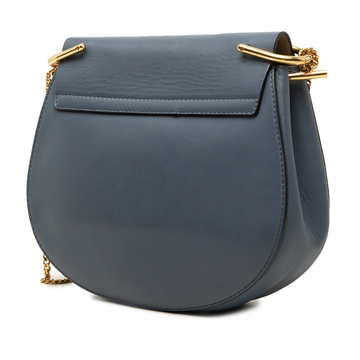 Chloé Small Bicolor Smooth and Grained Calfskin Drew Crossbody