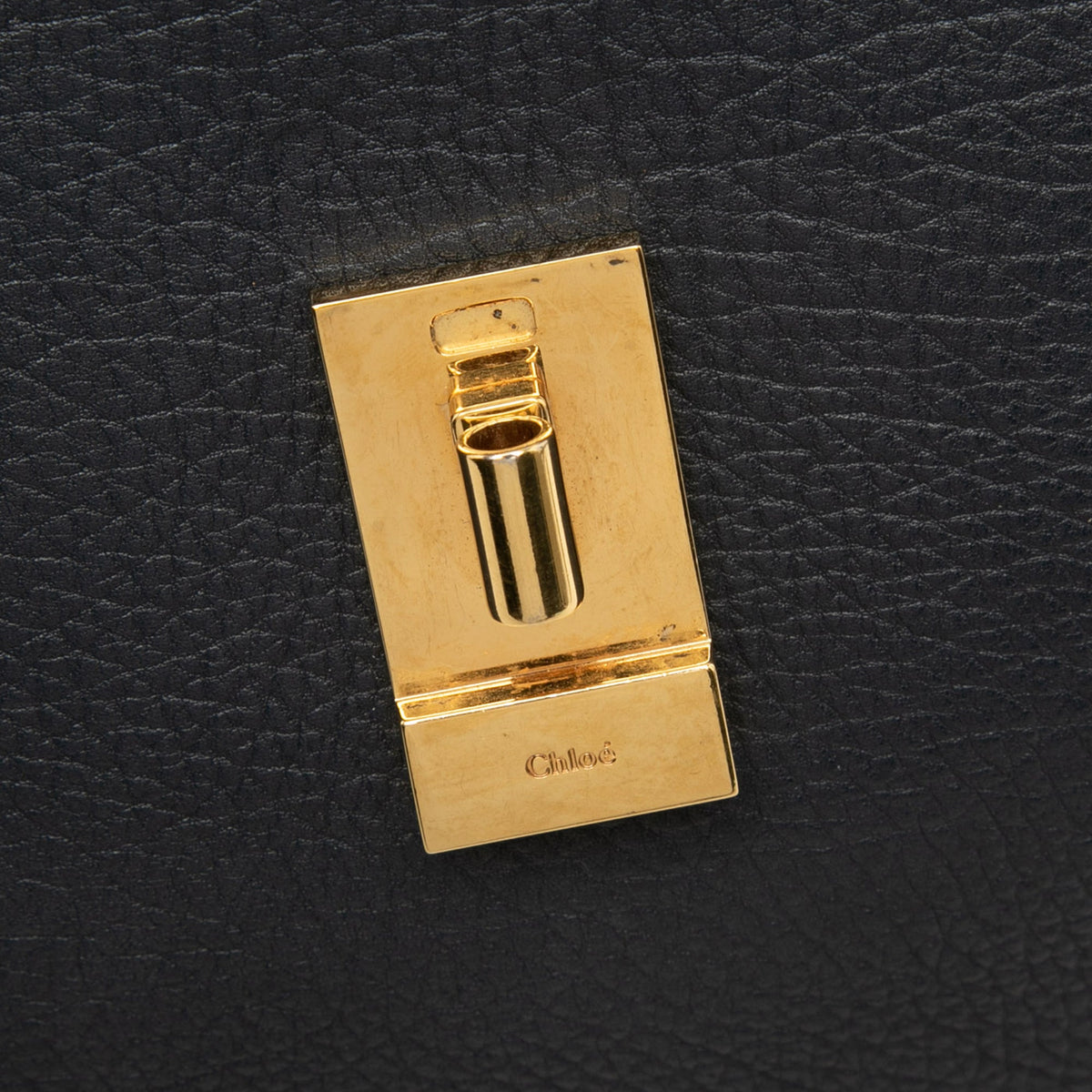 Chloé Small Bicolor Smooth and Grained Calfskin Drew Crossbody