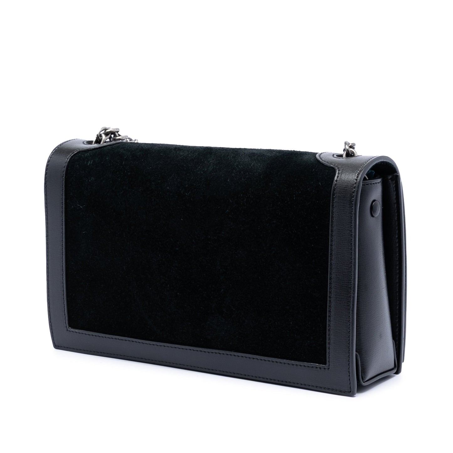 Saint Laurent Suede Monogram Book Bag