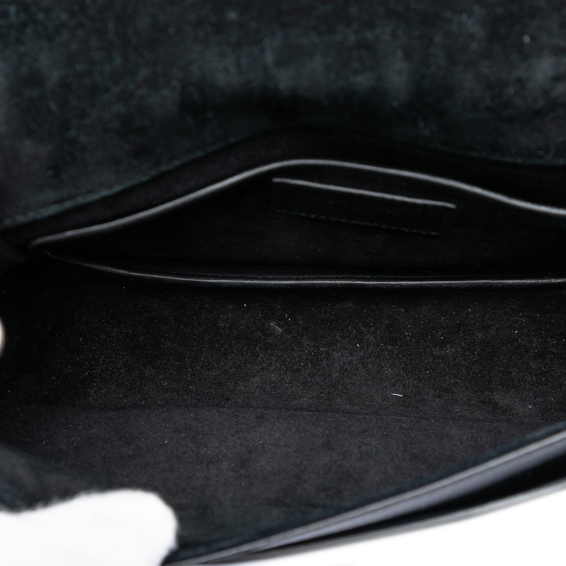 Saint Laurent Suede Monogram Book Bag