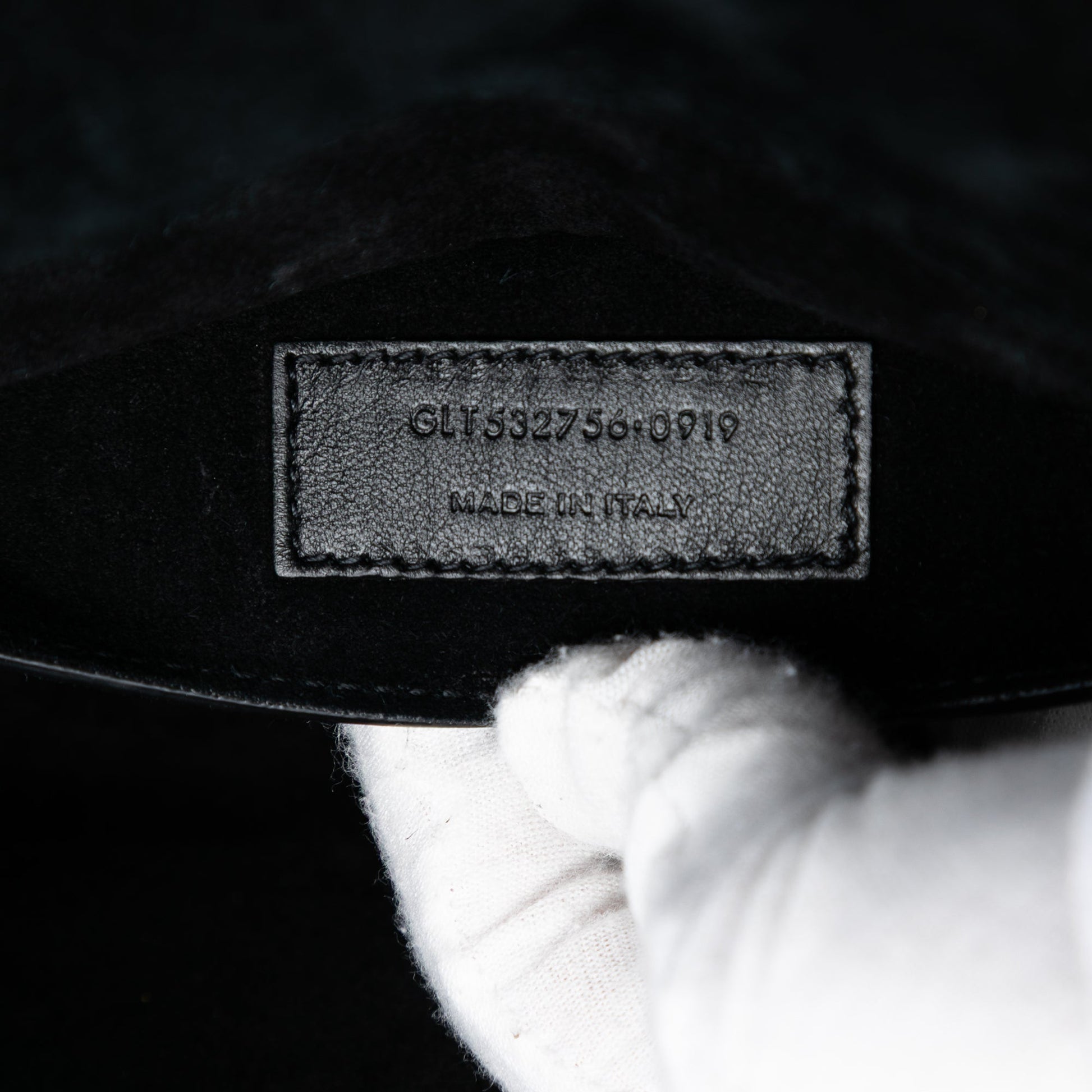 Saint Laurent Suede Monogram Book Bag