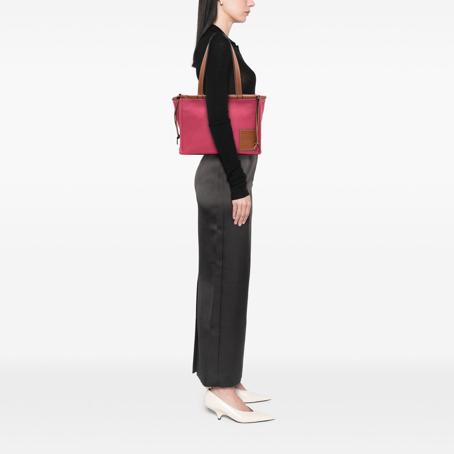 LOEWE Small Canvas Cushion Tote
