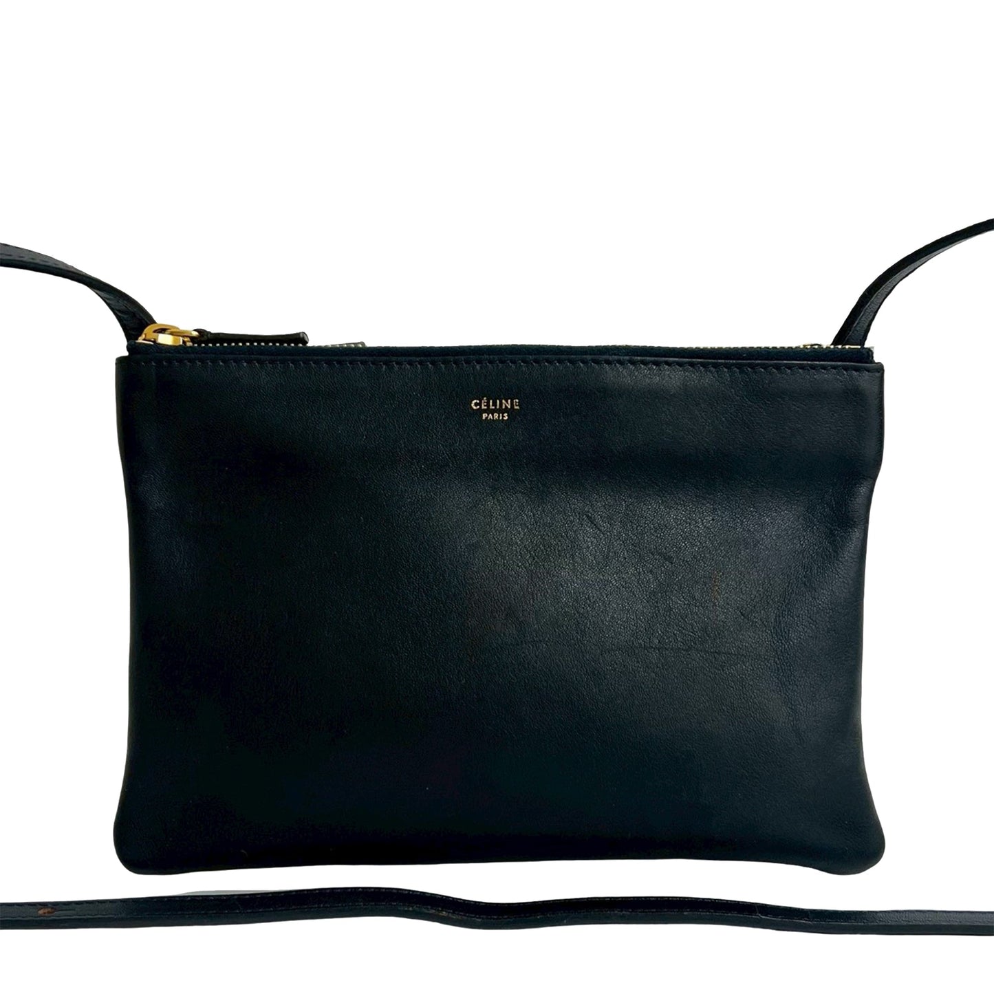 Celine Small Lambskin Trio Crossbody
