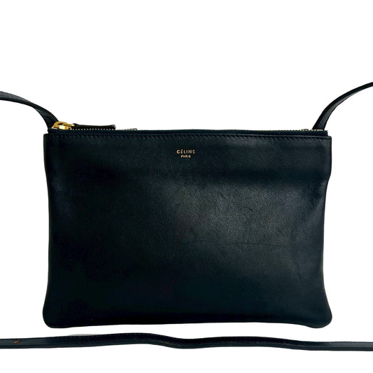 Celine Small Lambskin Trio Crossbody