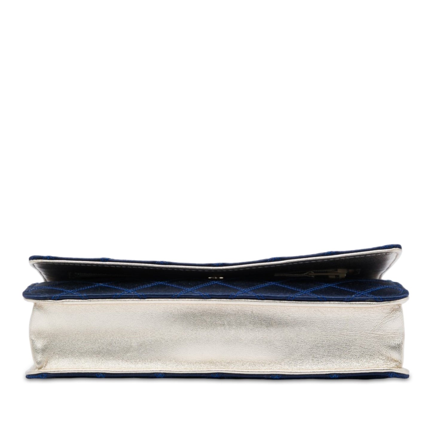 Chanel CC Satin Diamond Stitch Wallet On Chain