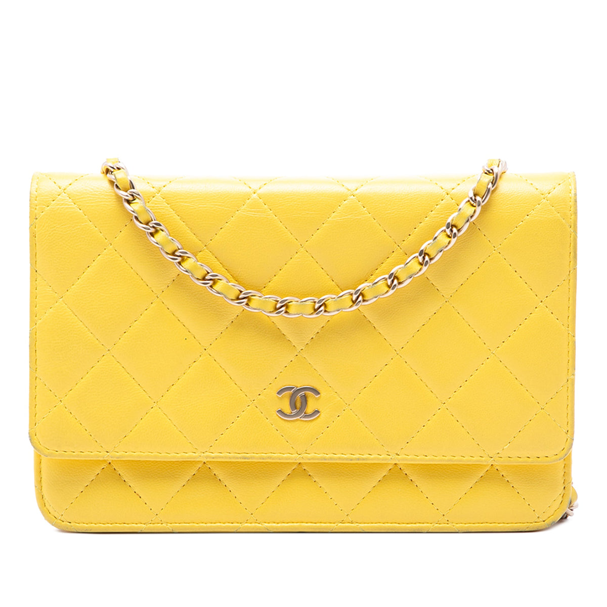 Chanel CC Quilted Lambskin Wallet on Chain