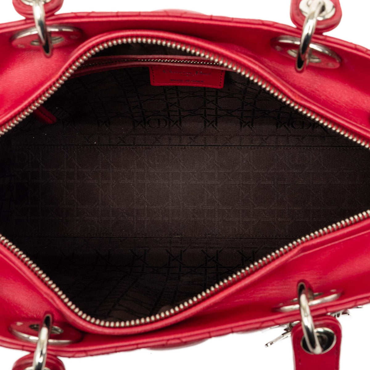 Dior Large Lambskin Cannage Lady Dior