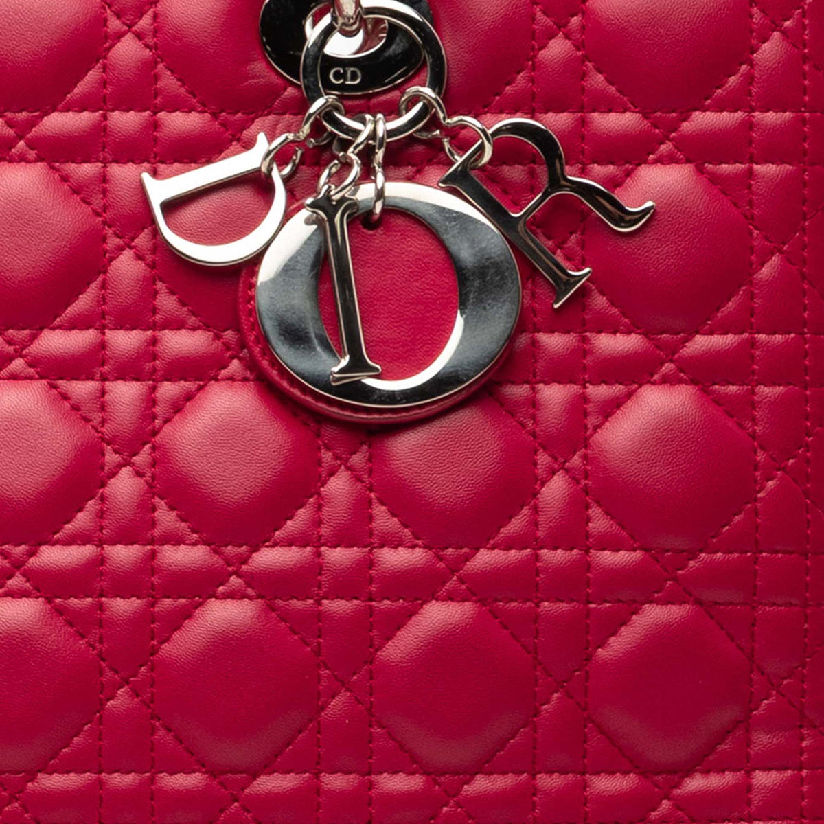 Dior Large Lambskin Cannage Lady Dior