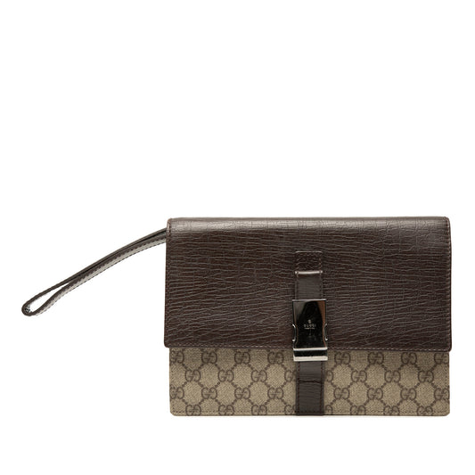 Gucci GG Supreme Clutch