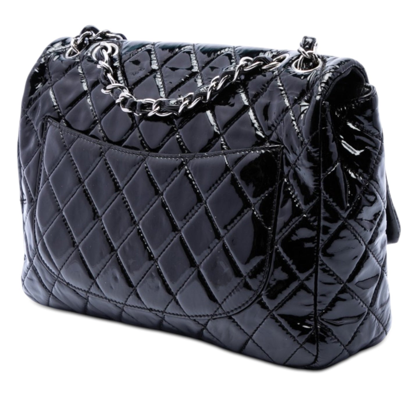 Chanel Jumbo Classic Patent Single Flap