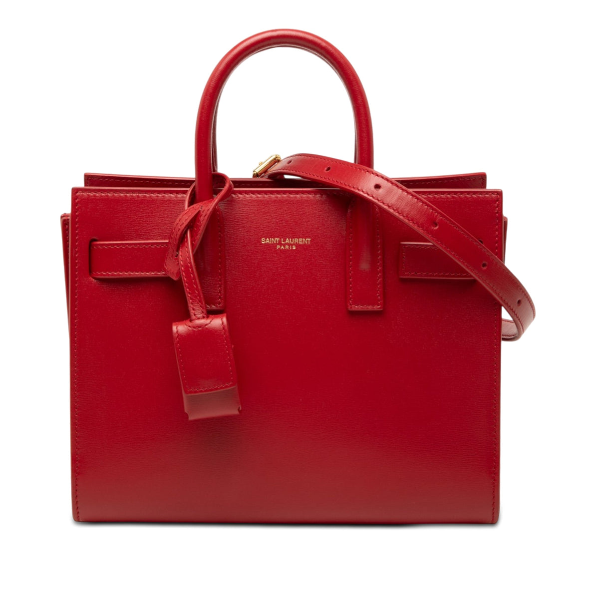 Saint Laurent Nano Leather Sac De Jour Satchel