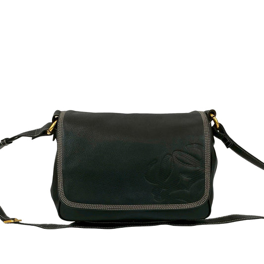 LOEWE Leather Anagram Flap Crossbody