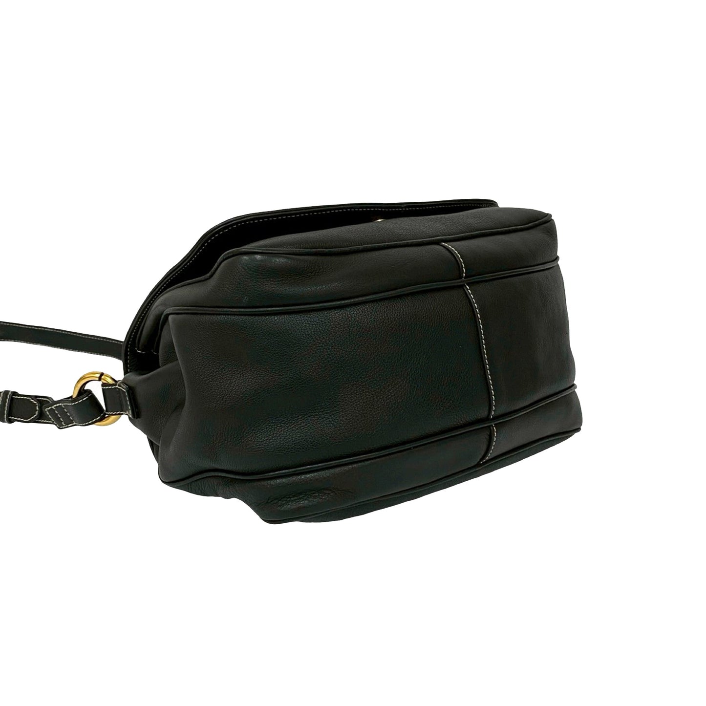 LOEWE Leather Anagram Flap Crossbody