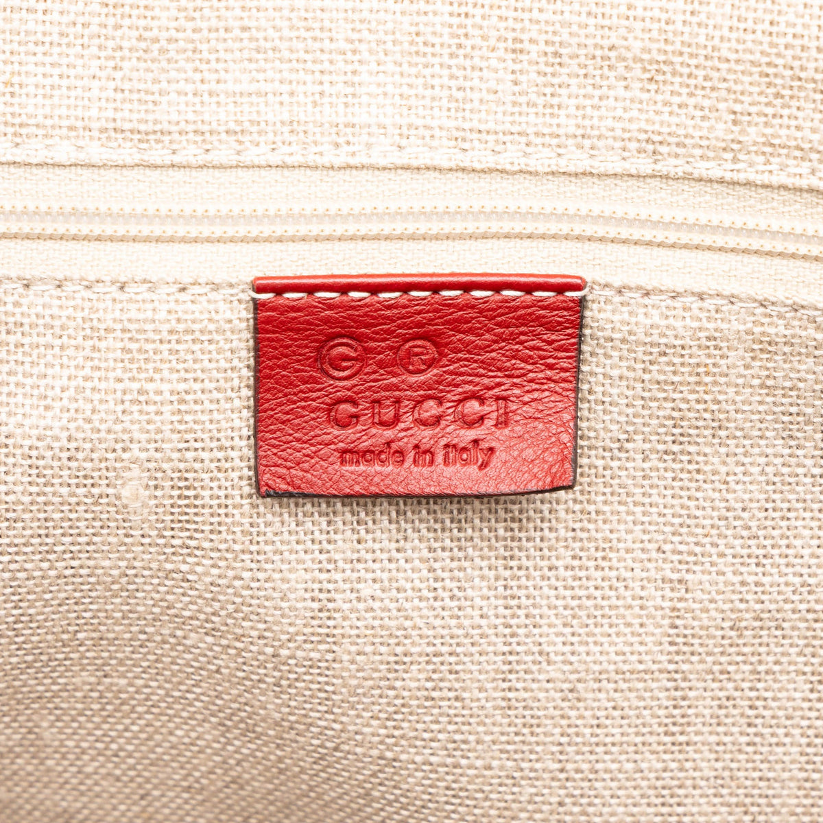Gucci Medium Microguccissima Joy Satchel — Red