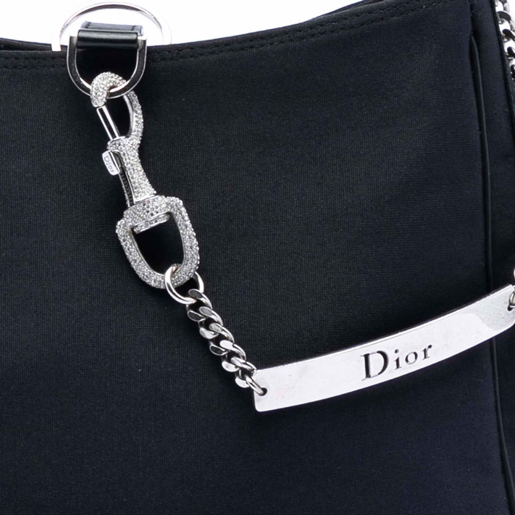 Dior Nylon Crystal Hardcore Shoulder Bag