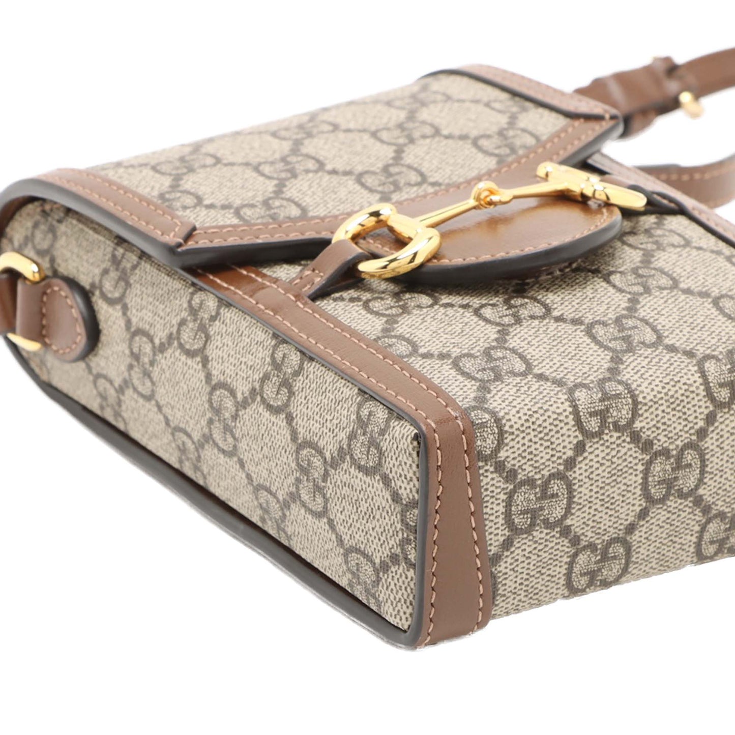 Gucci Mini GG Supreme Horsebit 1955 Crossbody