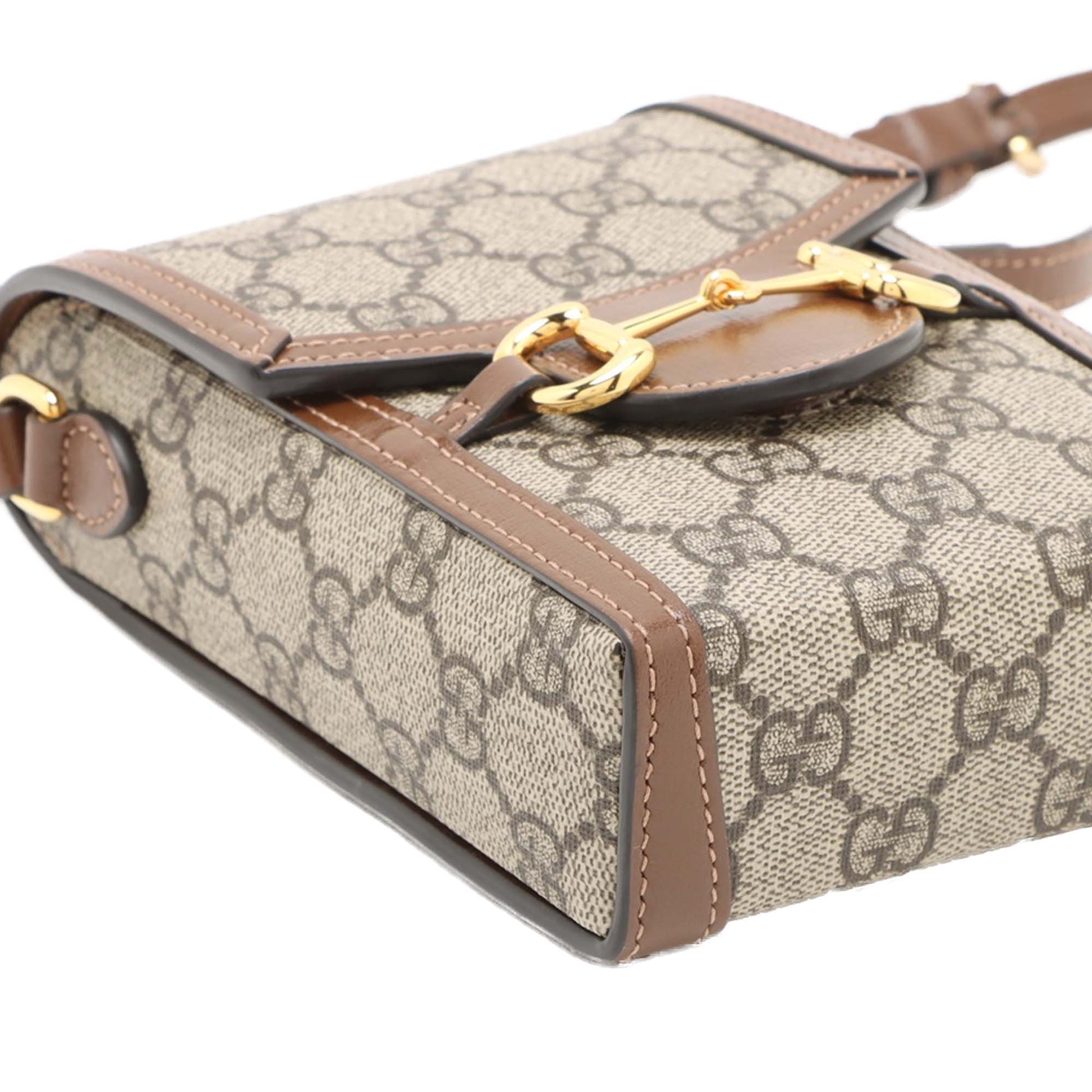 Gucci Mini GG Supreme Horsebit 1955 Crossbody