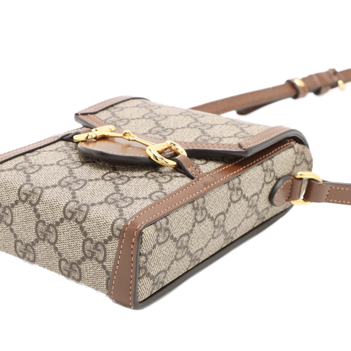 Gucci Mini GG Supreme Horsebit 1955 Crossbody