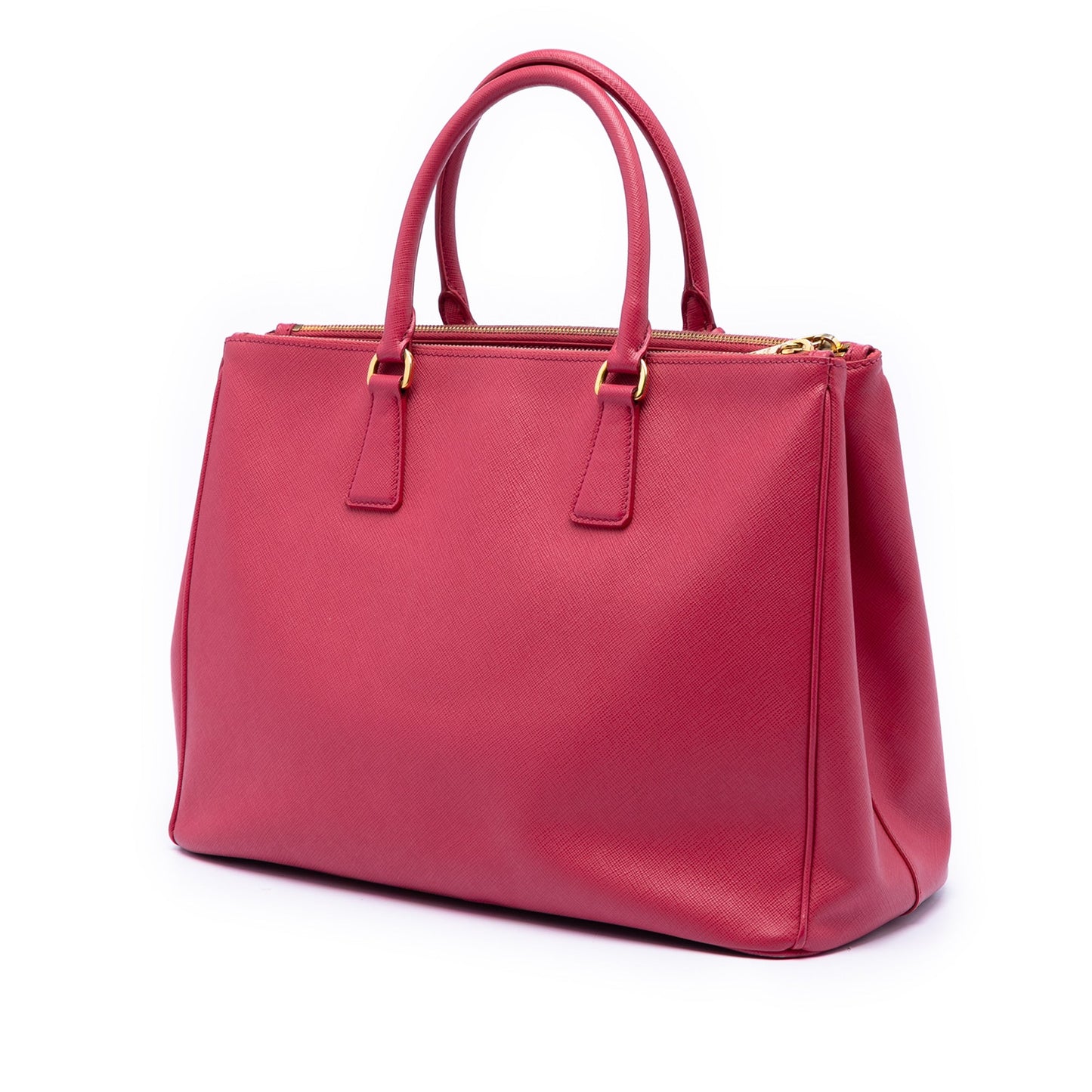 Prada Large Saffiano Lux Galleria Double Zip Satchel
