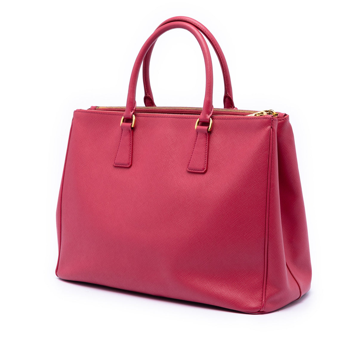 Prada Large Saffiano Lux Galleria Double Zip Satchel