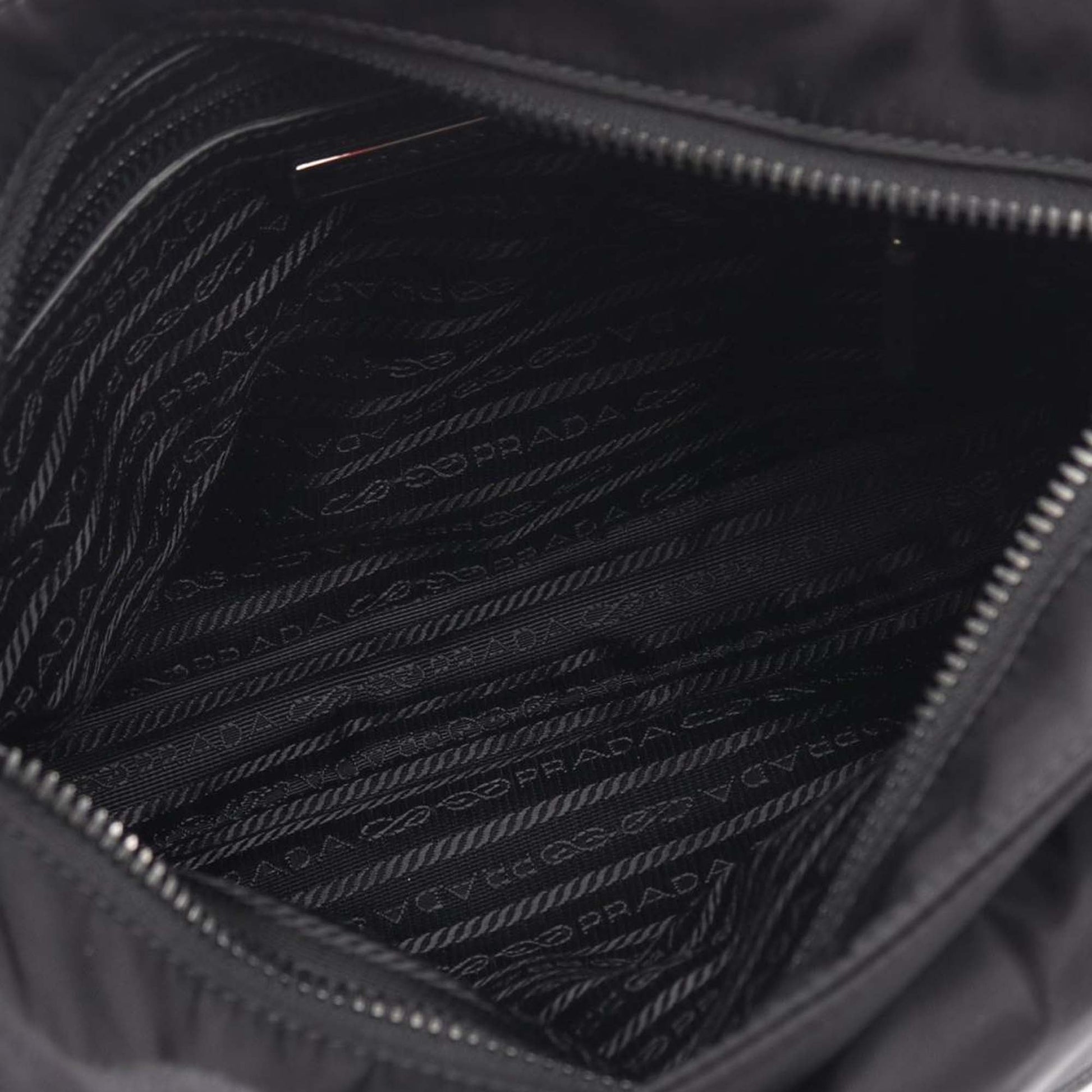Prada Saffiano Trimmed Re Nylon Crossbody Bag