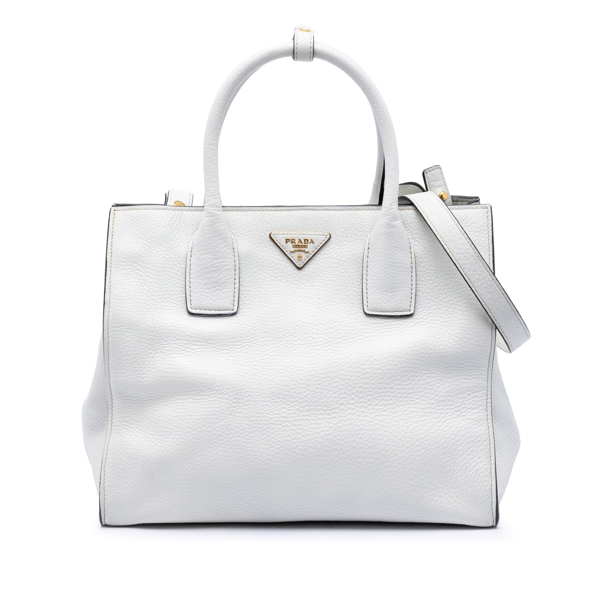 Prada Vitello Daino Open Convertible Tote