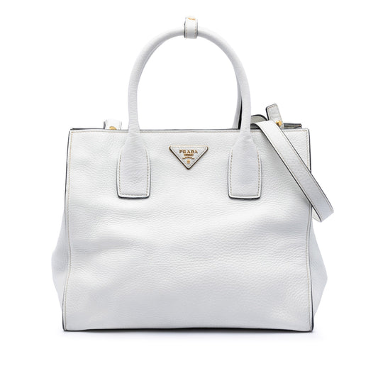 Prada Vitello Daino Open Convertible Tote