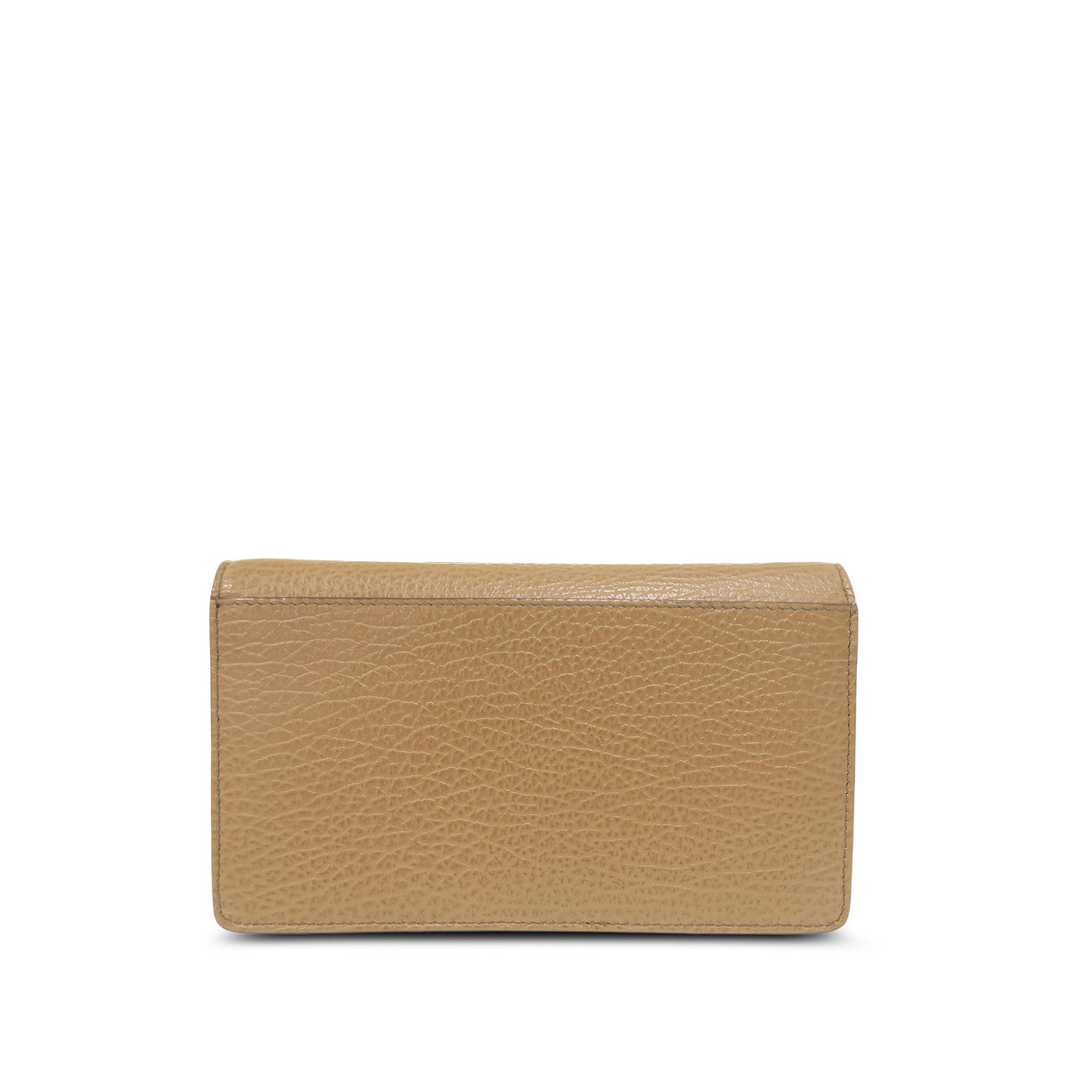 Maison Margiela Leather Wallet on Chain — Brown