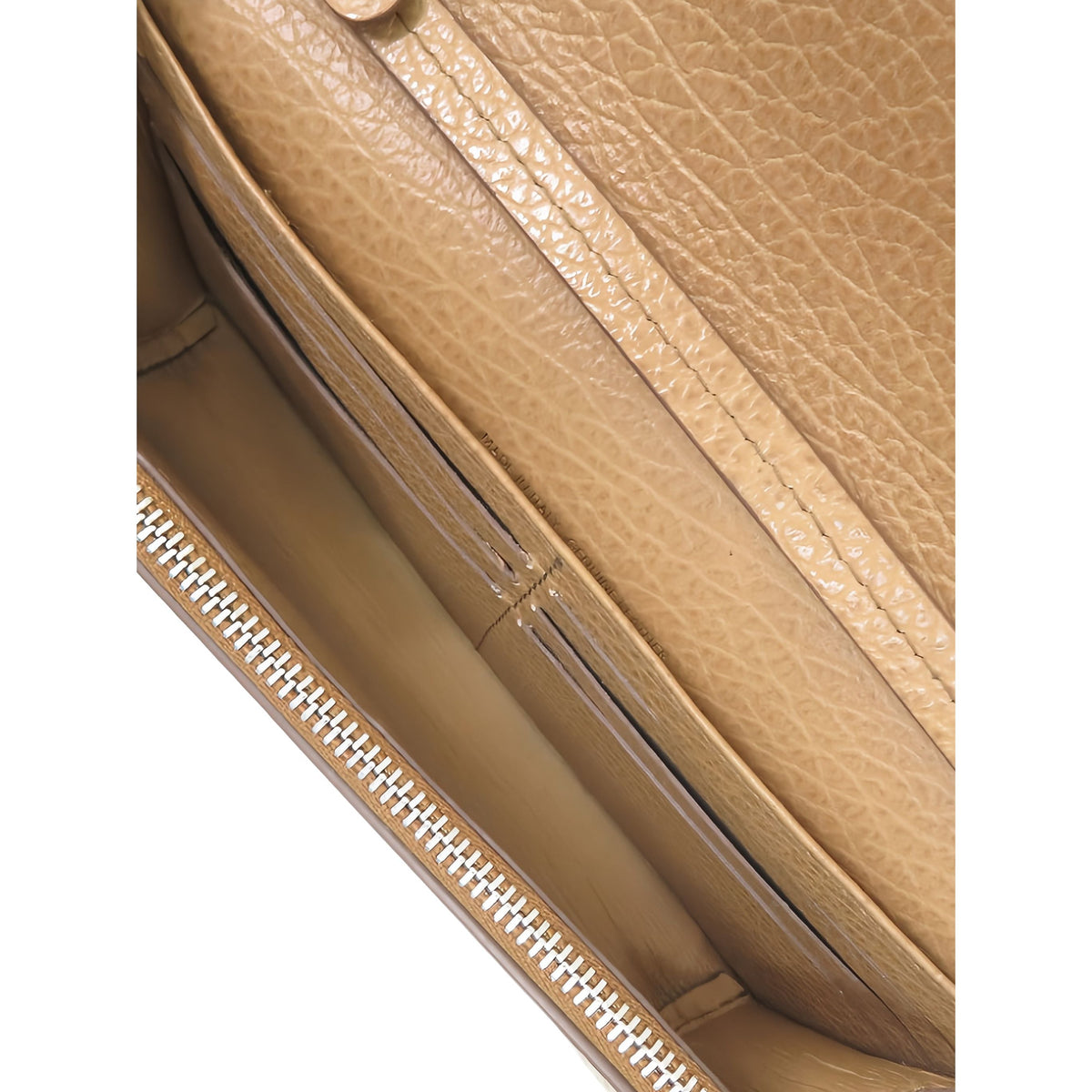 Maison Margiela Leather Wallet on Chain — Brown