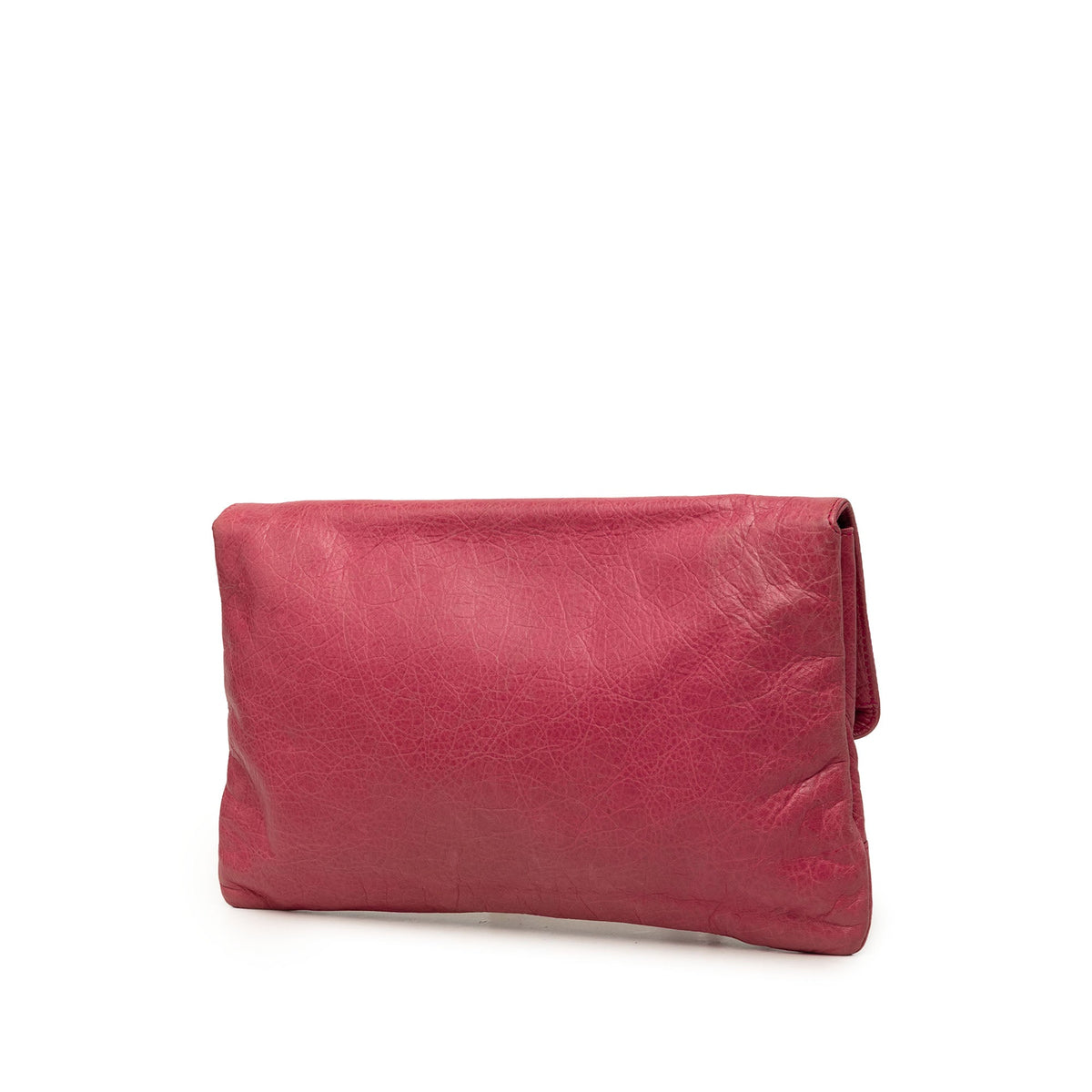 Balenciaga Lambskin Motocross Classic Envelope Clutch