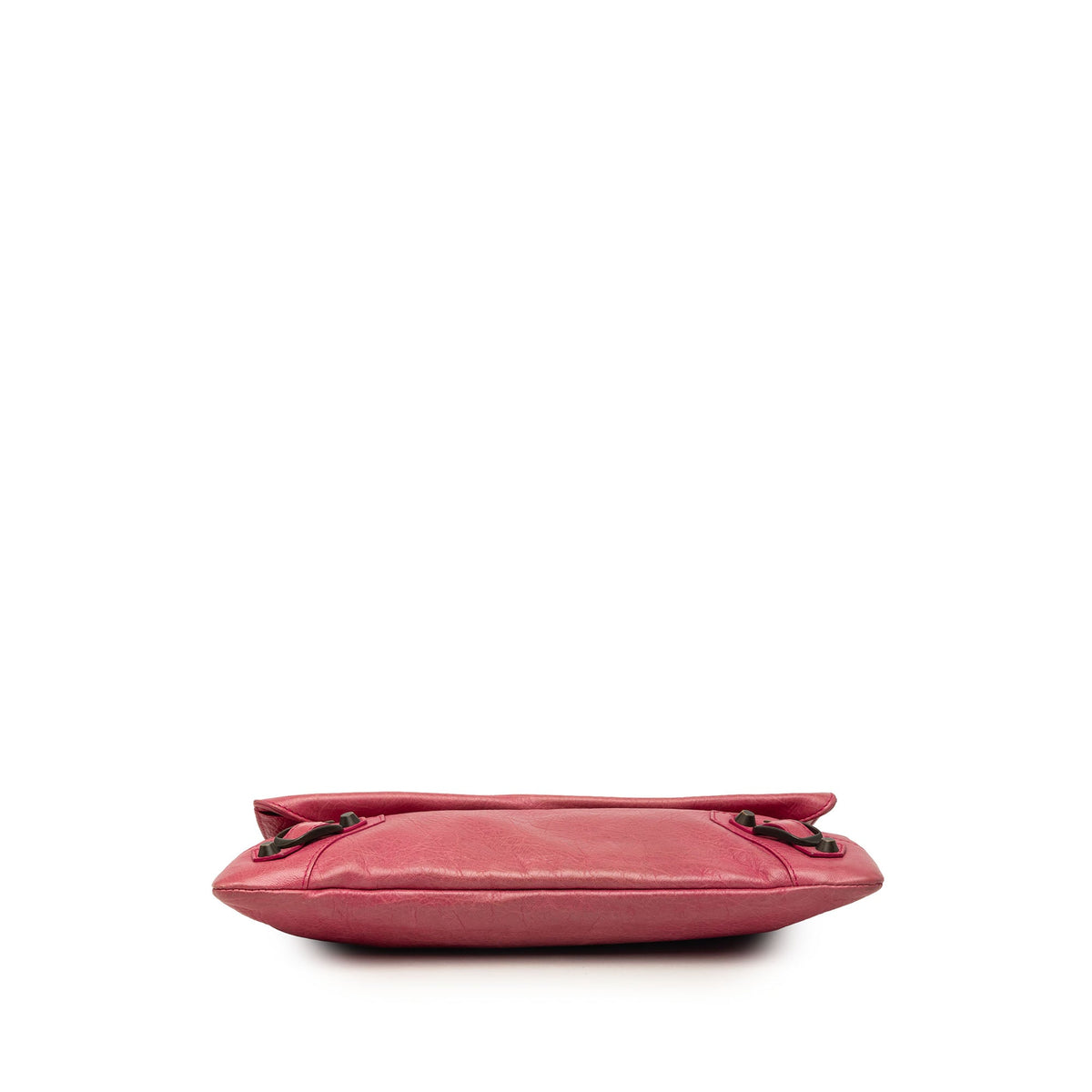 Balenciaga Lambskin Motocross Classic Envelope Clutch