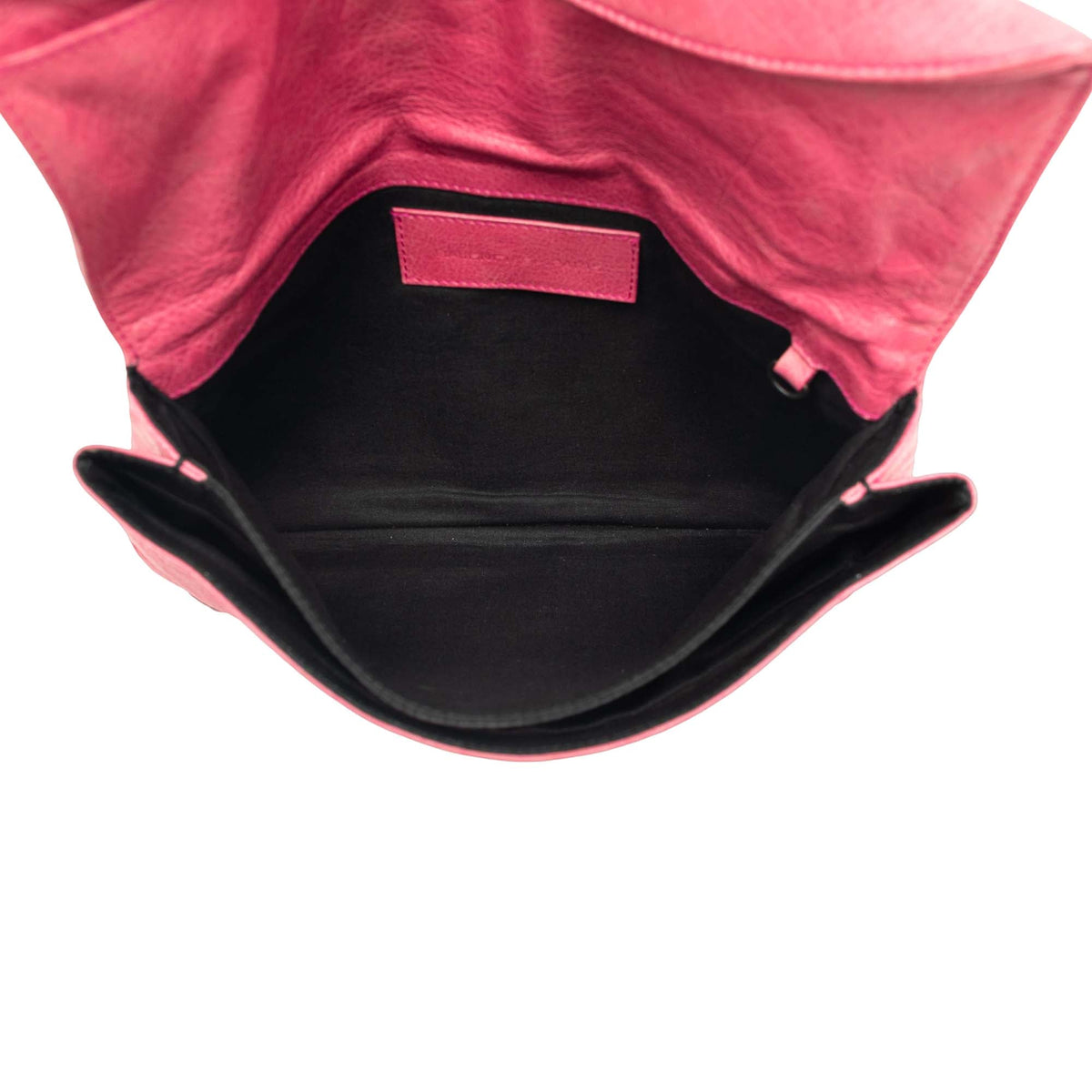 Balenciaga Lambskin Motocross Classic Envelope Clutch